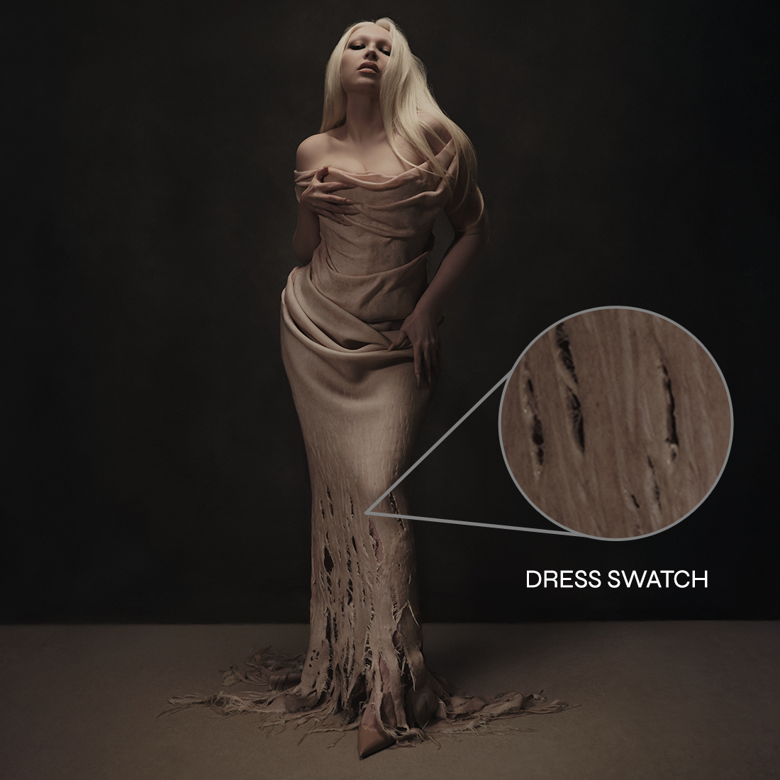 Torn - Signed Skin Vinyl with Torn Dress Swatch