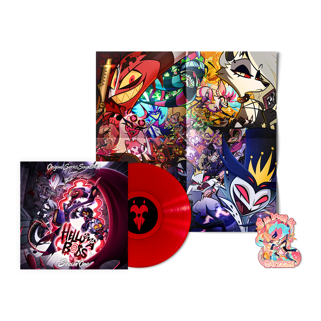 Helluva Boss: Season 1 (Original Soundtrack) - Imp Red Clear Helluva Boss: Season 1 (Original Soundtrack) - Imp Red Clear