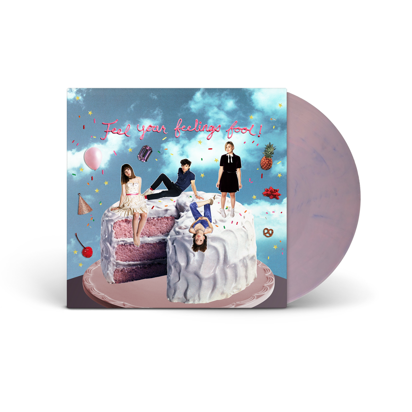 Feel Your Feelings Fool! Marble Pink & Blue vinyl