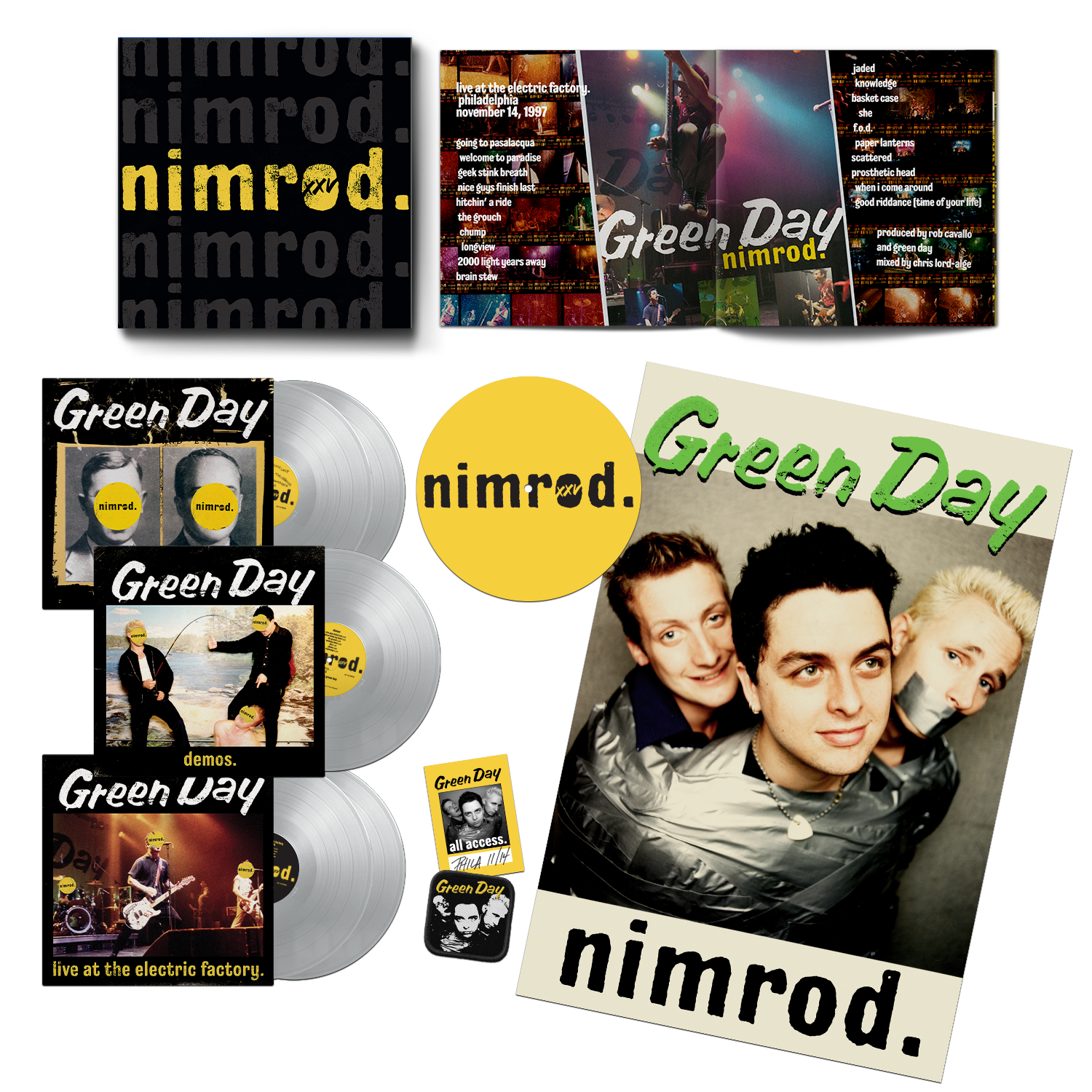Nimrod XXV Limited Silver Vinyl 5LP – Warner Music Store