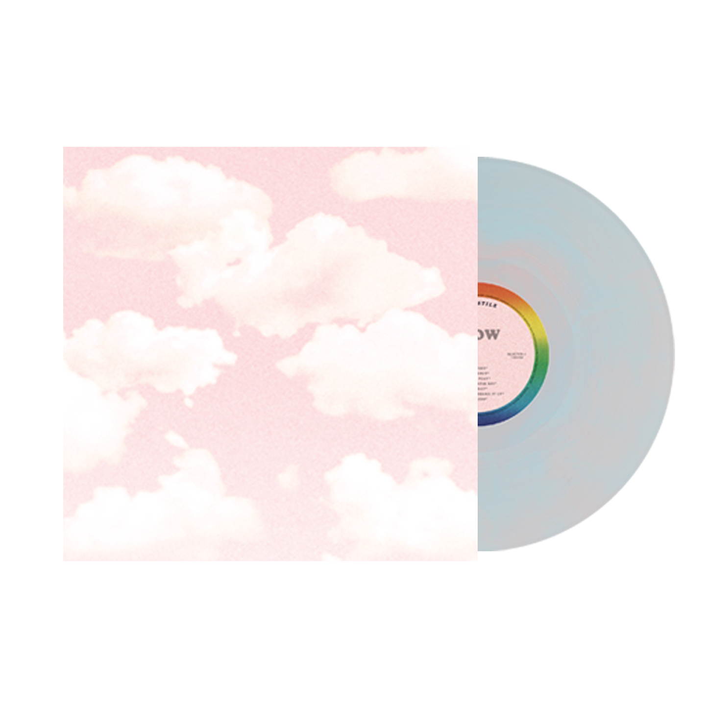 GLOW ON Vinyl (Blue & Pink Galaxy)