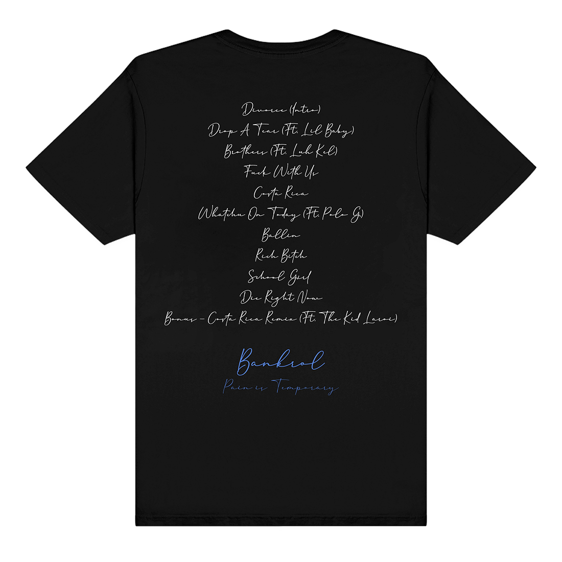 Pain is Temporary T-Shirt (Black)