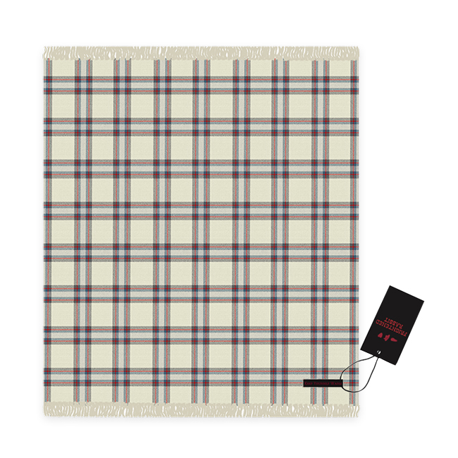 Winter of Mixed Drinks Anniversary Tartan Blanket