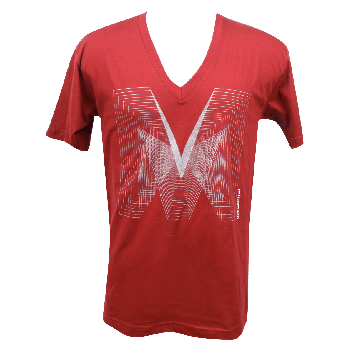 Infinite Regression V-Neck Cranberry