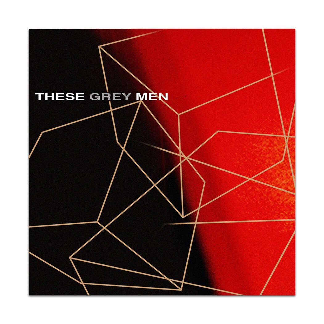 These Grey Men Lithograph