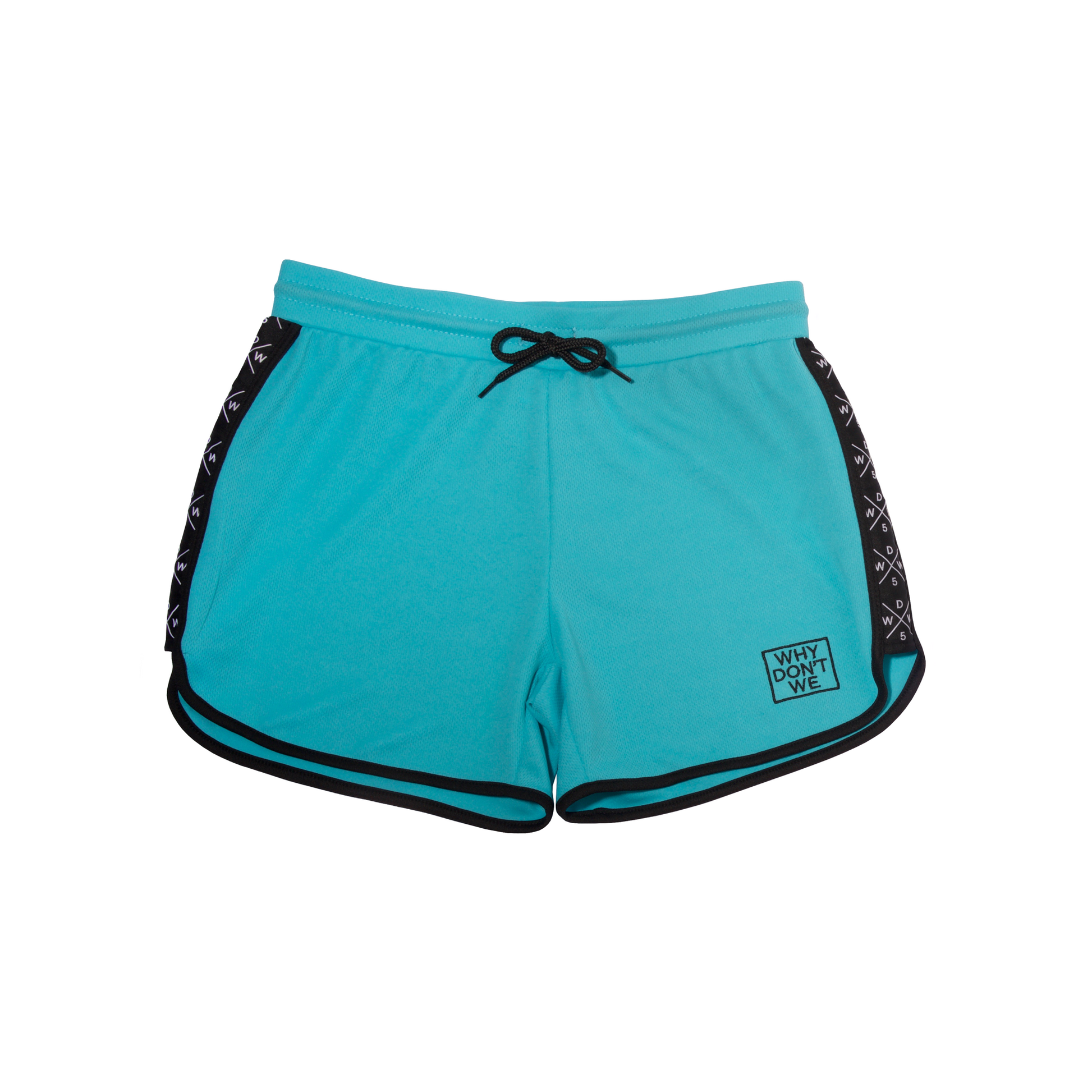 Panel Shorts (Turquoise)