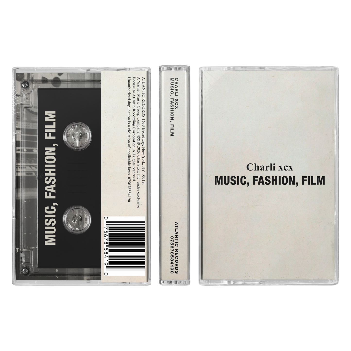 Music, Fashion, Film - Cassette