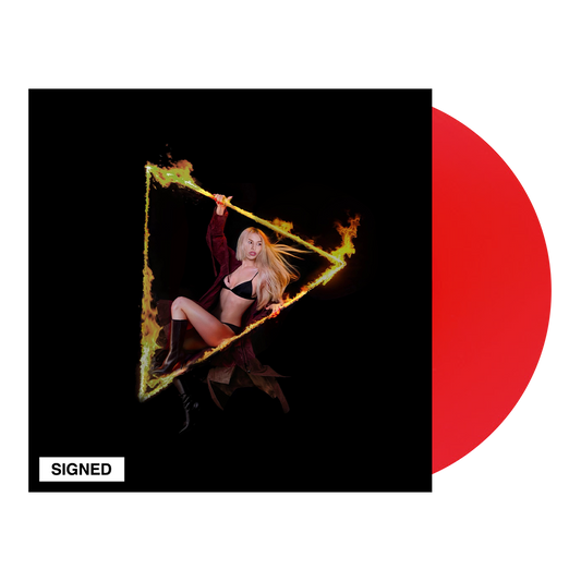 ‘Don’t Click Play’ Signed Translucent Red Vinyl