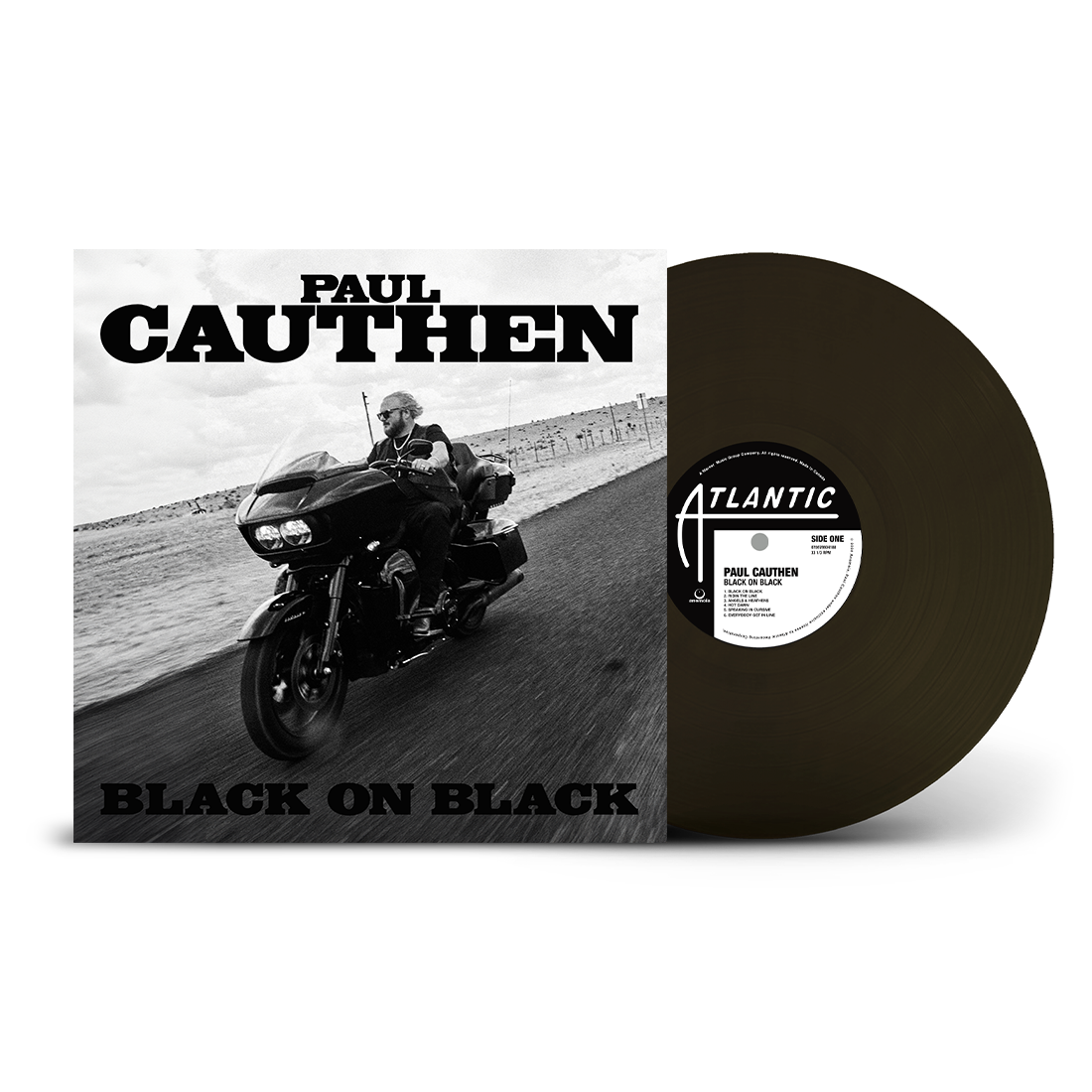 Black on Black Vinyl LP