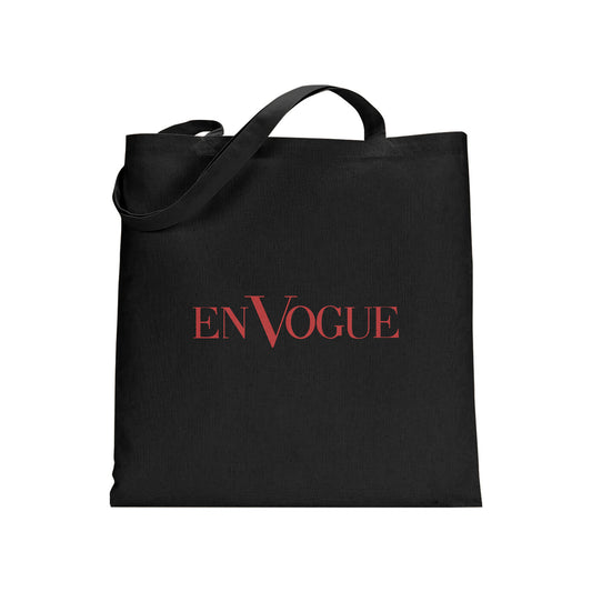 Red Logo Tote Bag