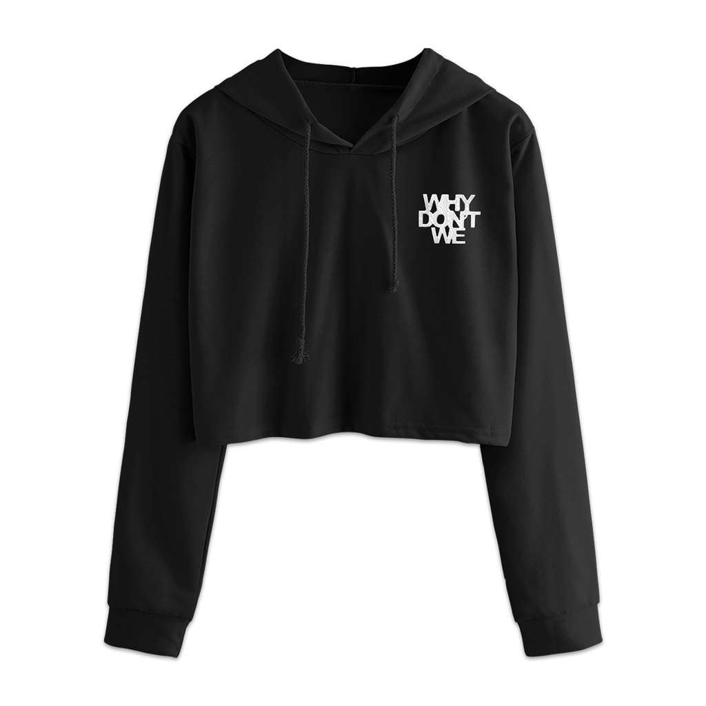 2020 Logo Crop Hoodie (black)