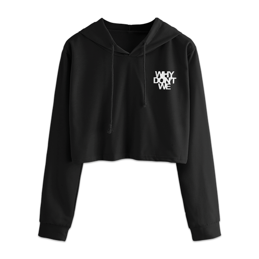 2020 Logo Crop Hoodie (black)