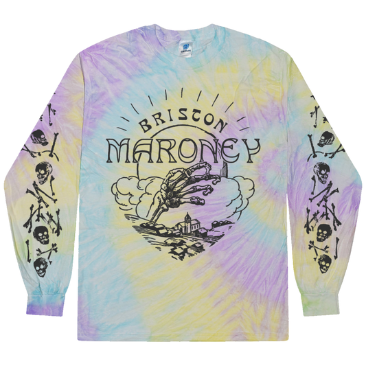 Skull Town Tie Dye Long Sleeve