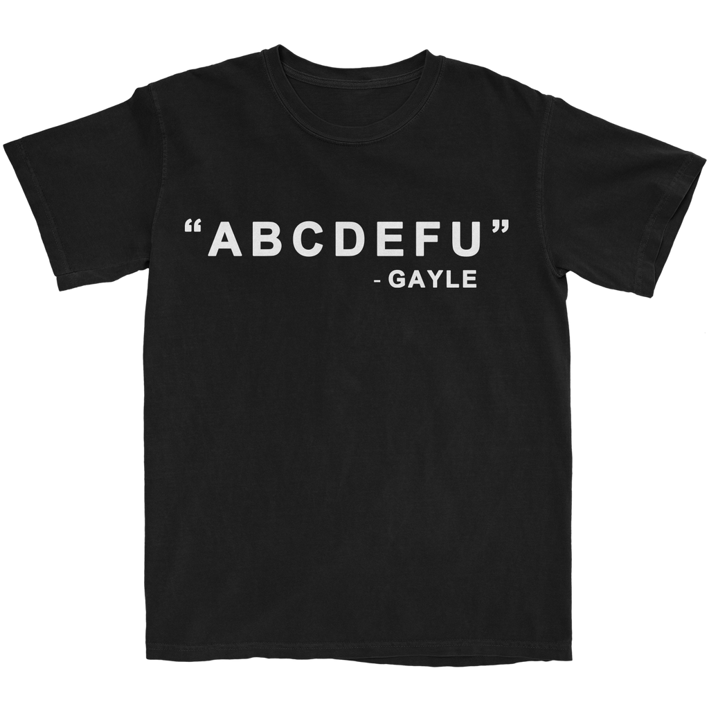 abcdefu Black T-Shirt