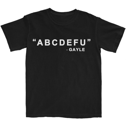 abcdefu Black T-Shirt