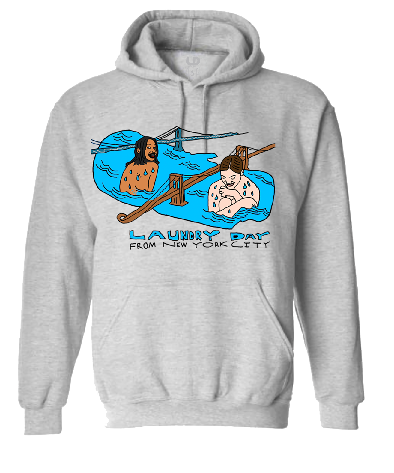 Bath Time Grey Hoodie