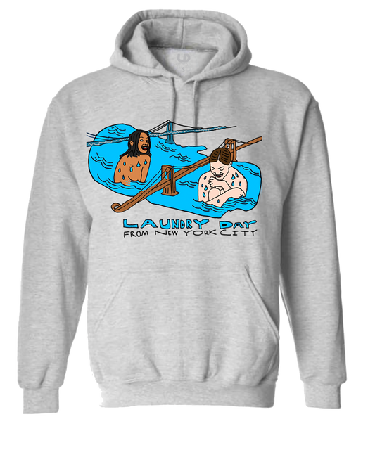Bath Time Grey Hoodie