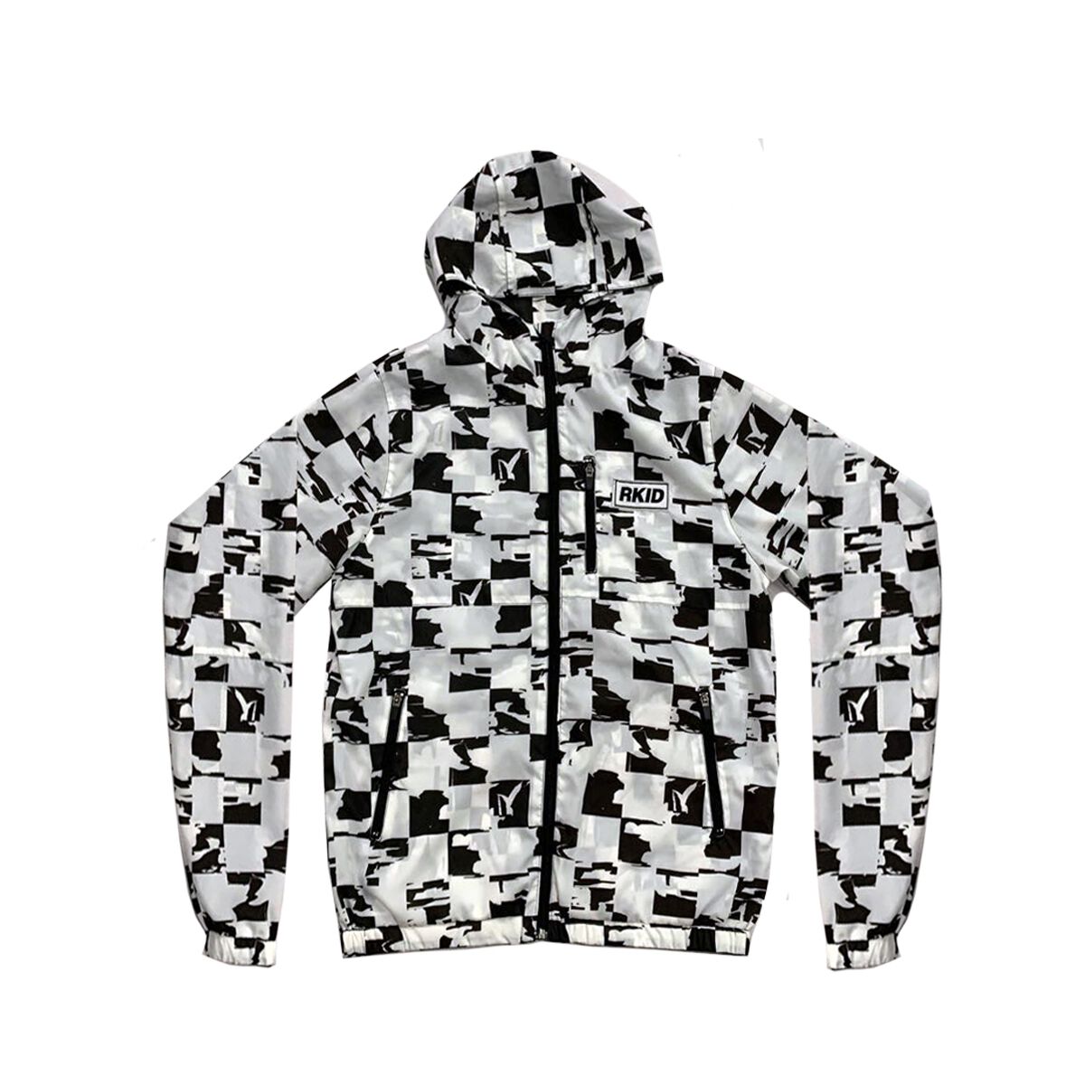 RKID Check Reversible Windbreaker Black/White