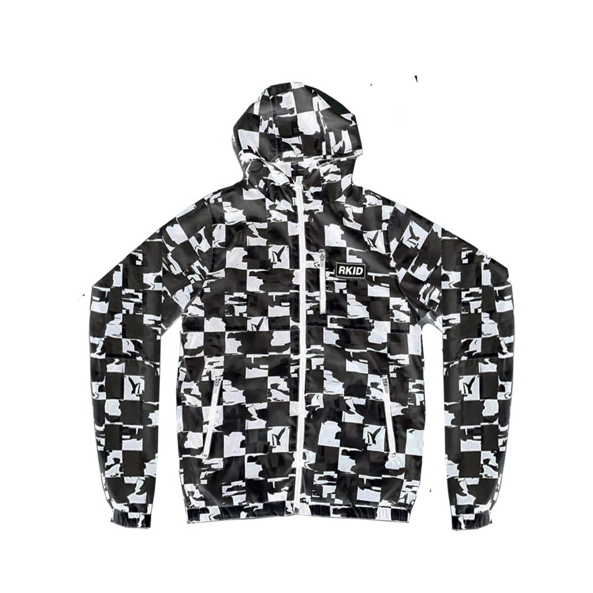 RKID Check Reversible Windbreaker Black/White