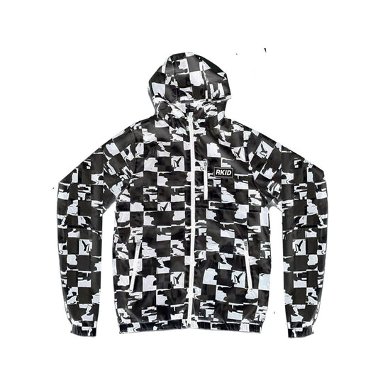 RKID Check Reversible Windbreaker Black/White