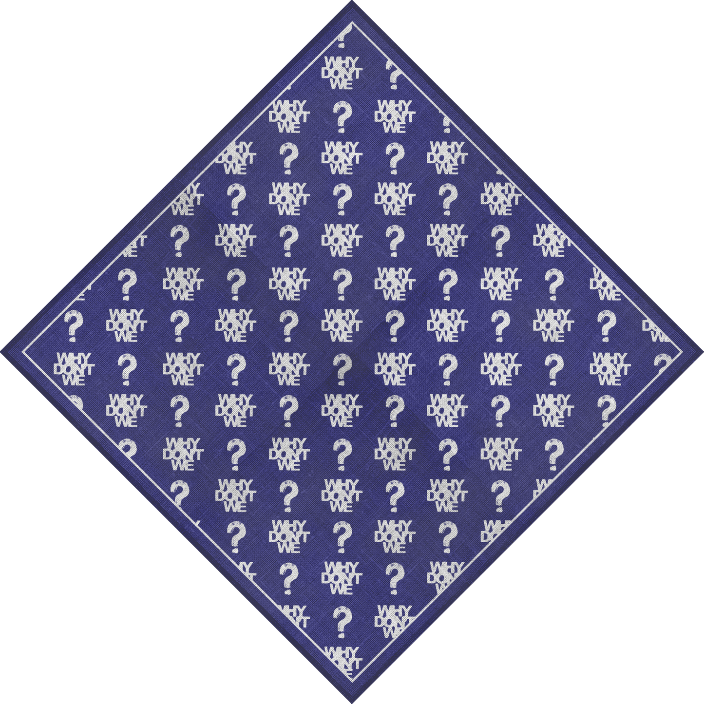 Logo Pattern Purple Bandana