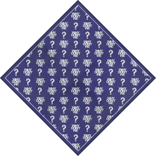 Logo Pattern Purple Bandana