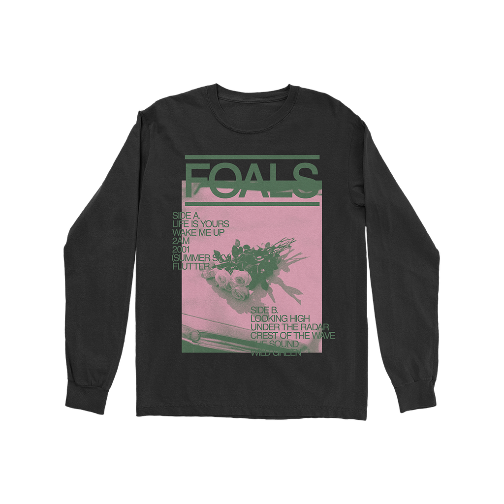 Inverted Pink Roses Longsleeve