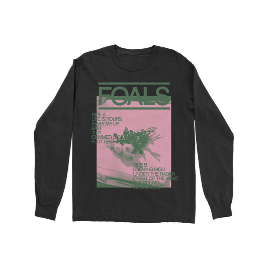 Inverted Pink Roses Longsleeve