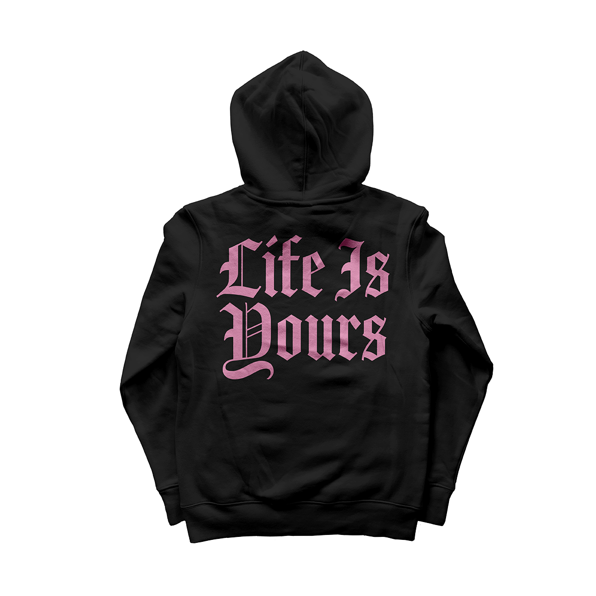 Life Is Yours Gothic Logo Hoodie