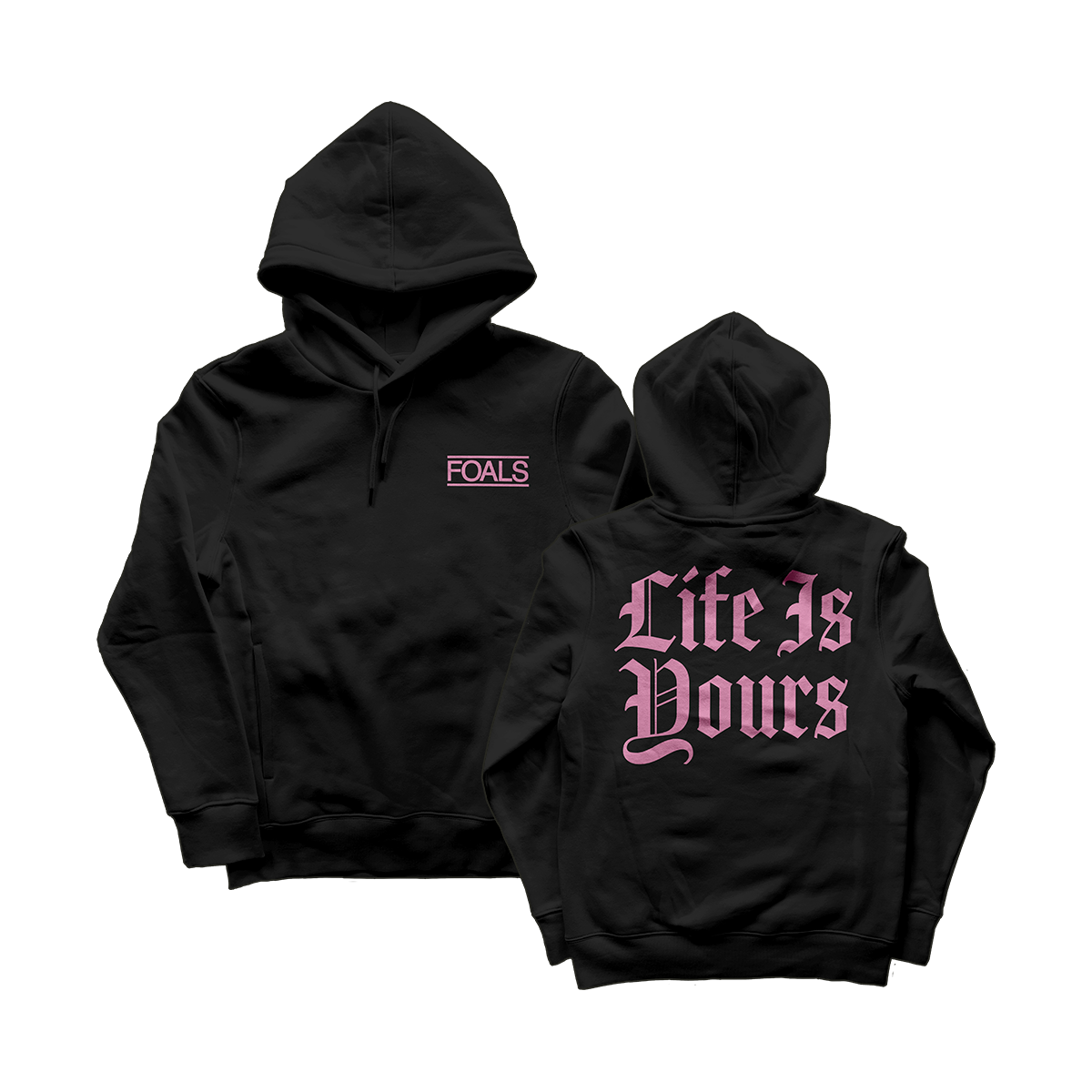 Life Is Yours Gothic Logo Hoodie