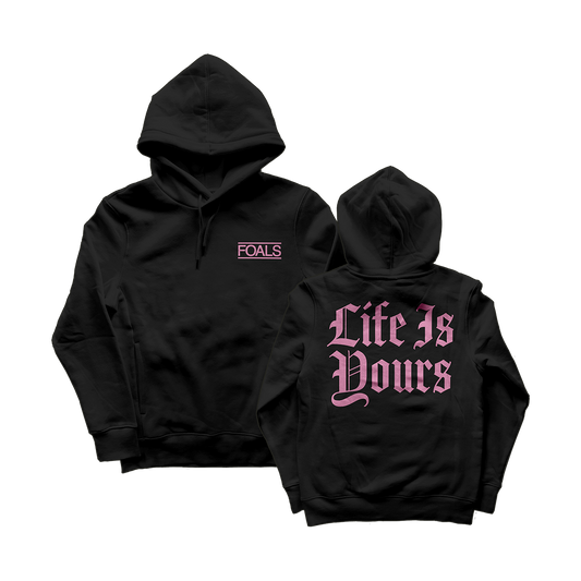Life Is Yours Gothic Logo Hoodie