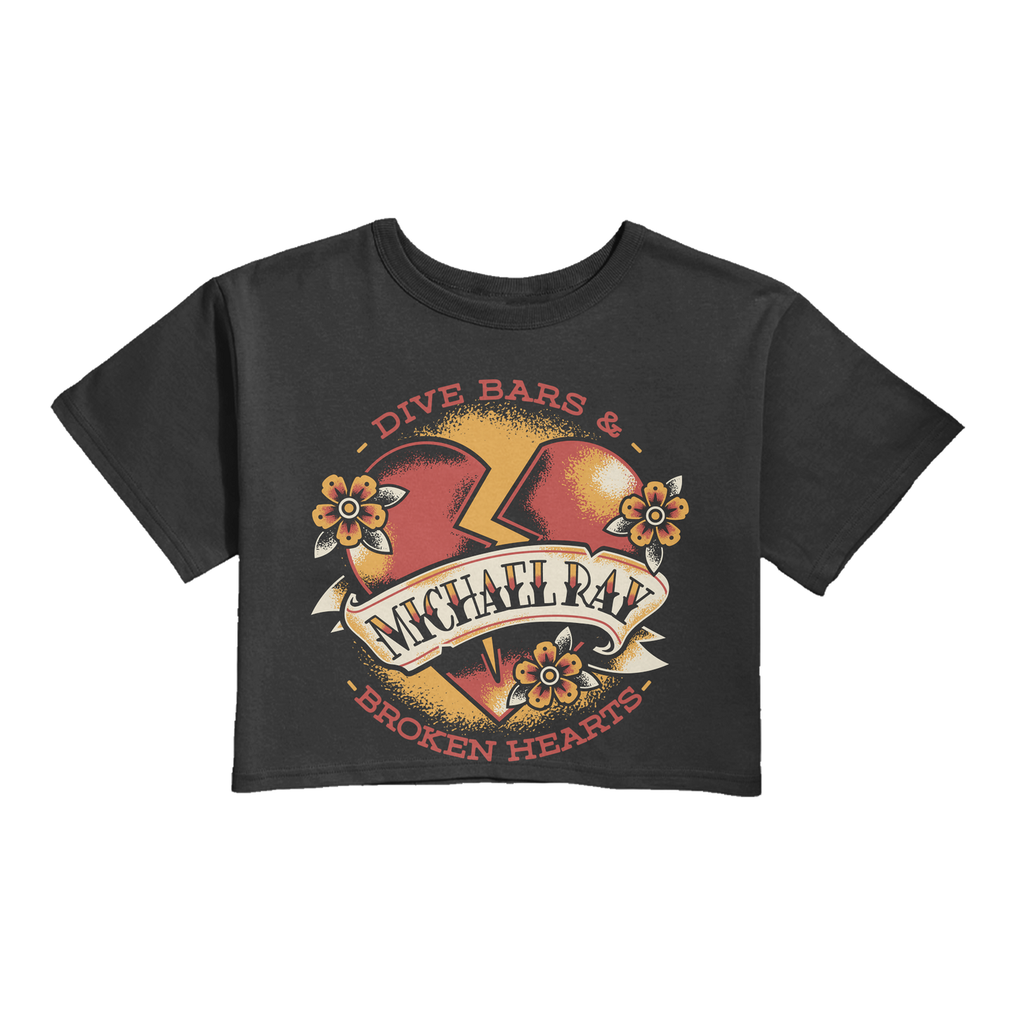 Dive Bars & Broken Hearts Ladies Crop