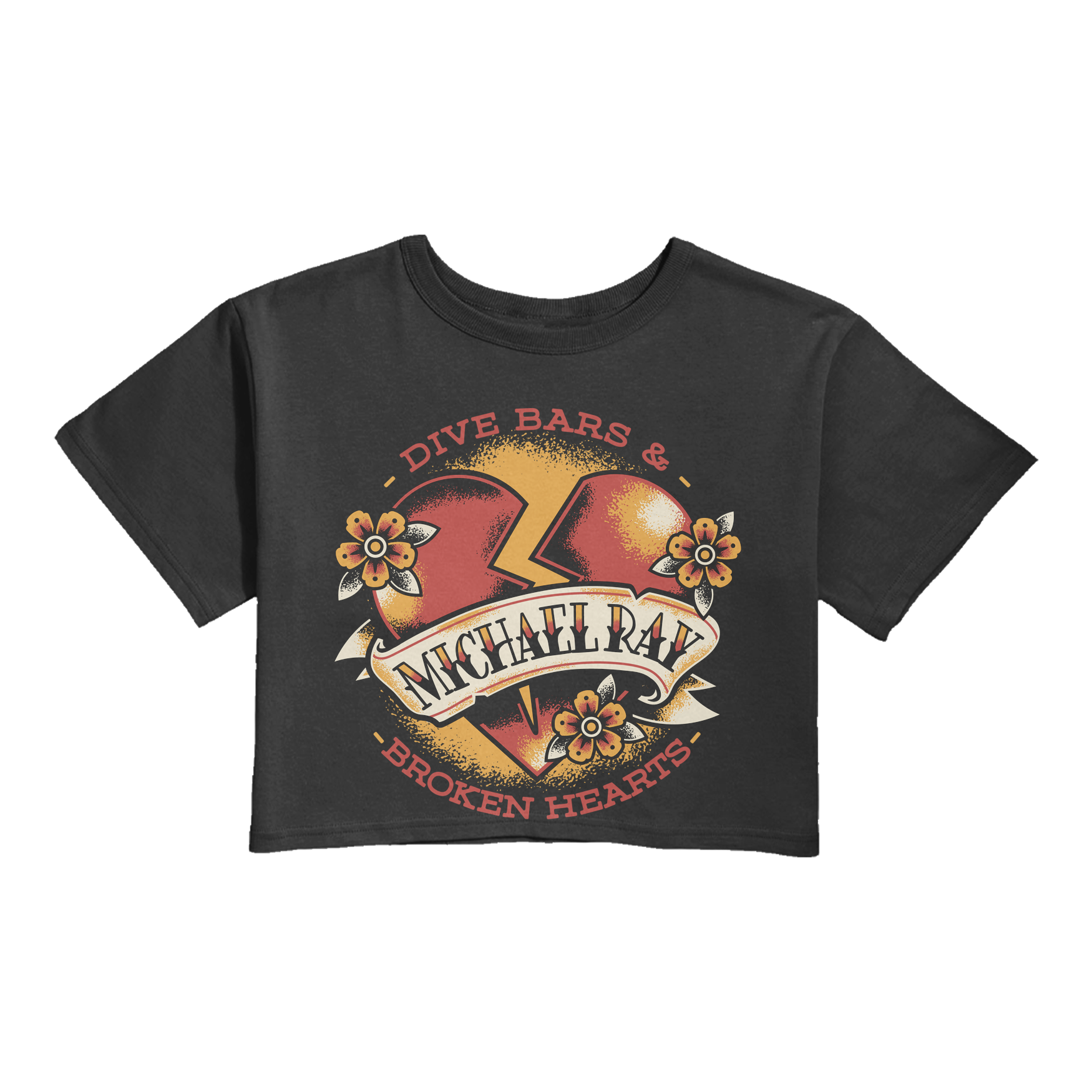 Dive Bars & Broken Hearts Ladies Crop