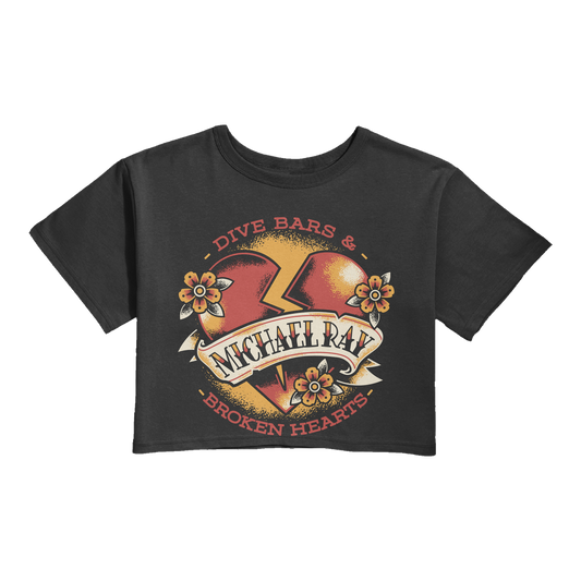 Dive Bars & Broken Hearts Ladies Crop