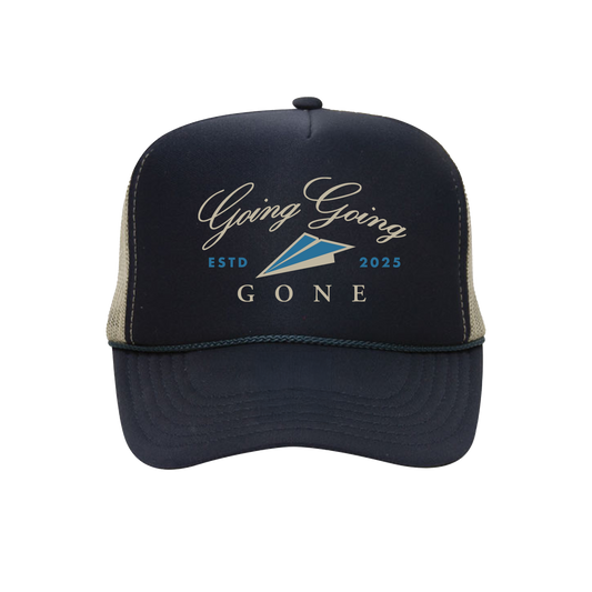 Going Going Gone Trucker Hat