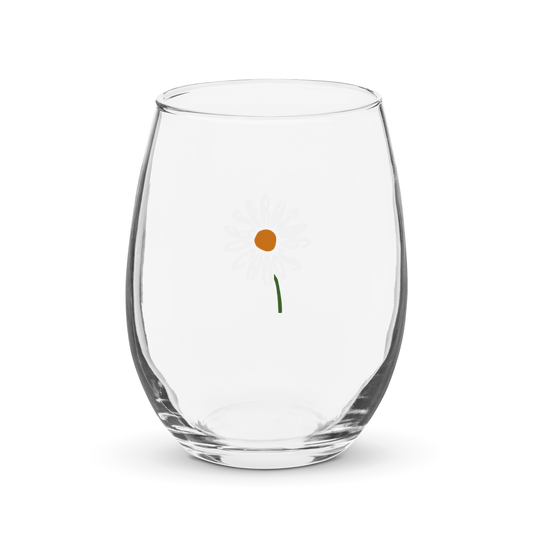 Observing Chaos Stemless Wine Glass