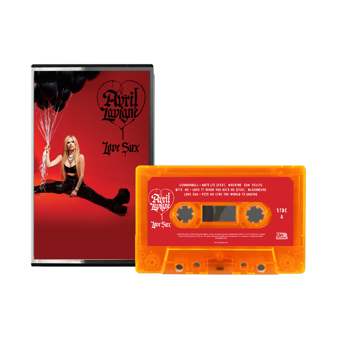Love Sux Exclusive Transparent Bright Orange Cassette