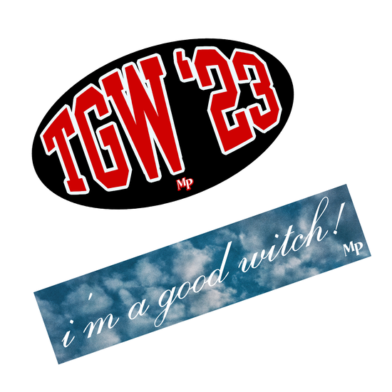 The Good Witch Bumper Sticker Set