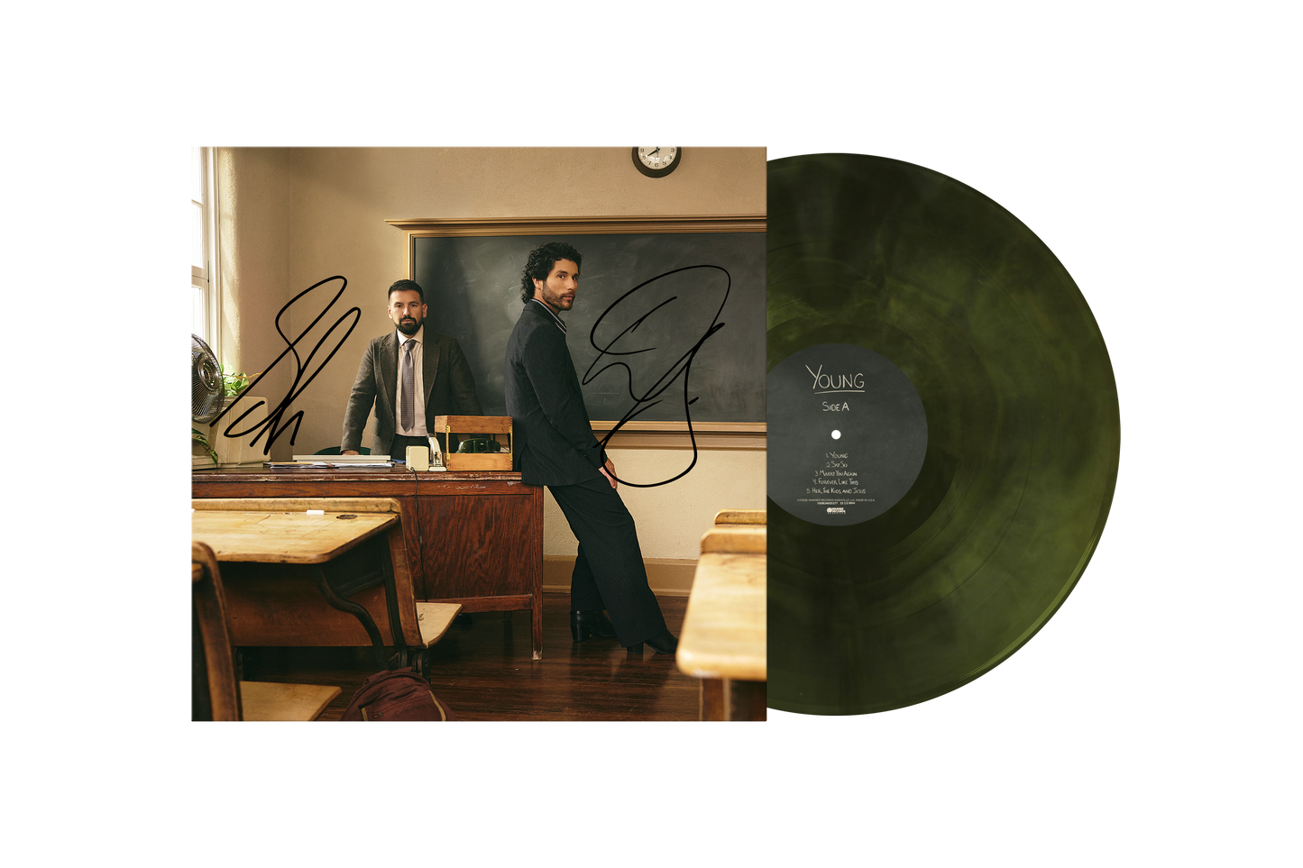 Young Chalkboard Green Vinyl (Signed)