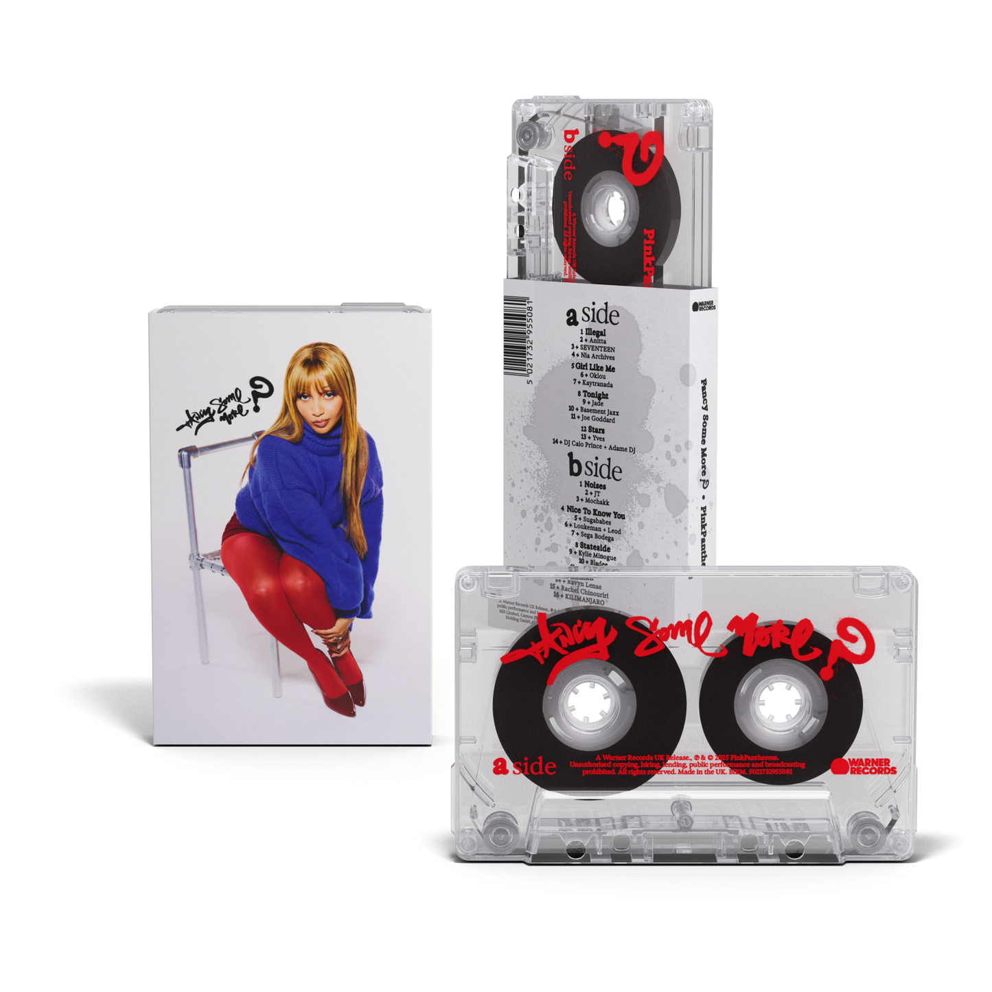 'Fancy Some More?' Clear & Grey Cassette