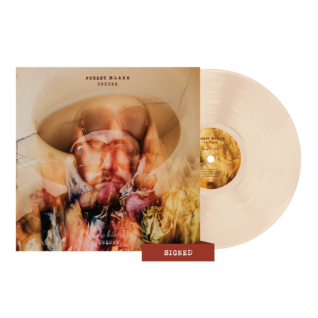 Undone (Love & Lost) (Deluxe Version) Signed Bone White Vinyl