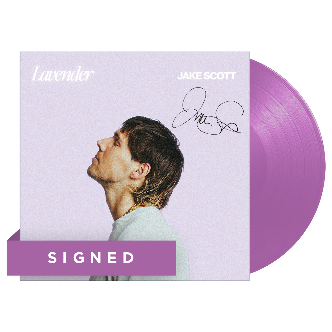 Lavender Signed Art Card Vinyl