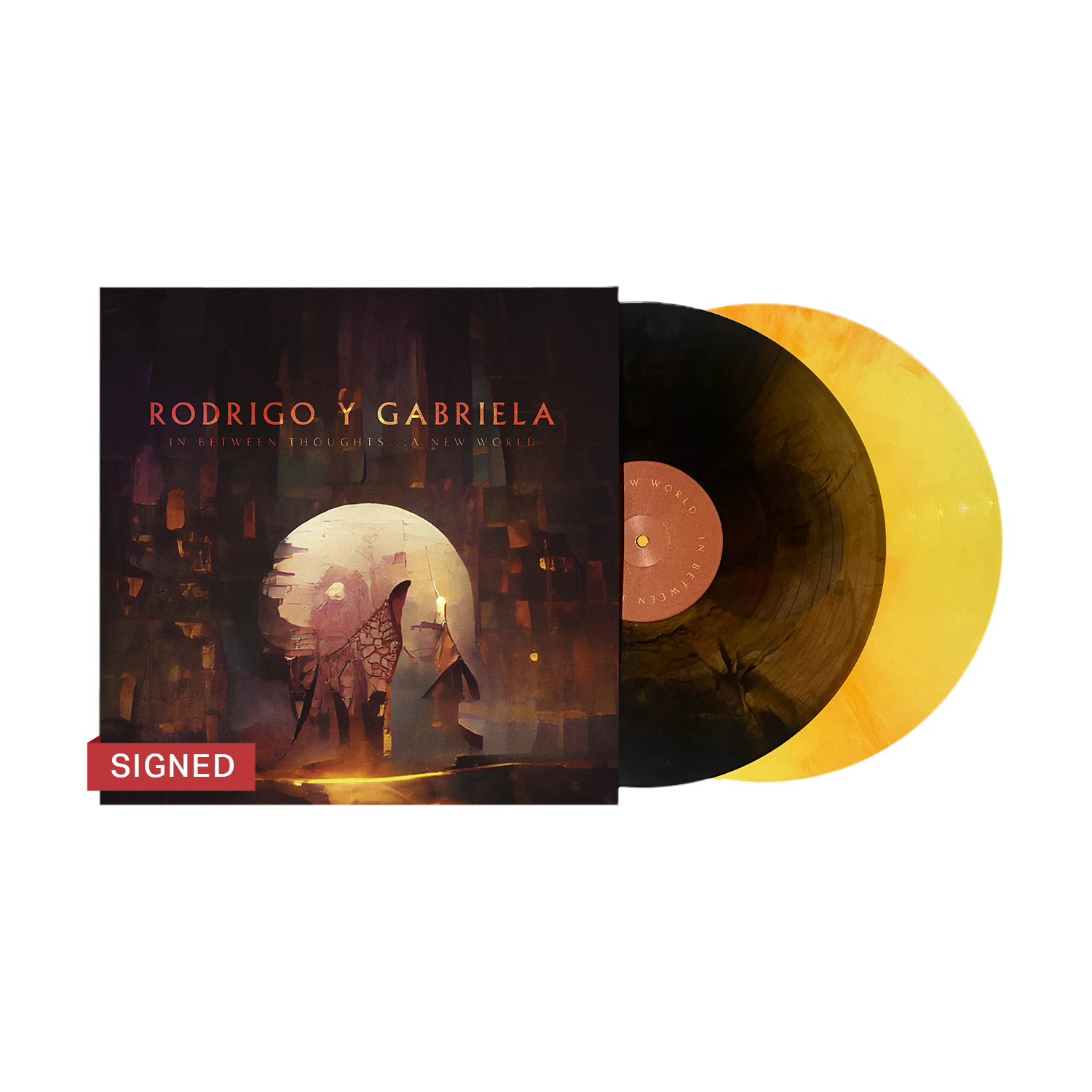 SIGNED - In Between Thoughts...A New World D2C Exclusive Custom Color 2LP