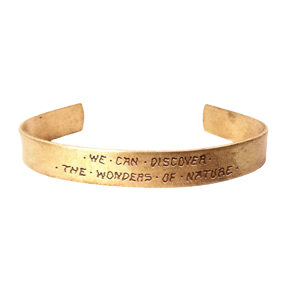 Sugar Magnolia Brass Cuff