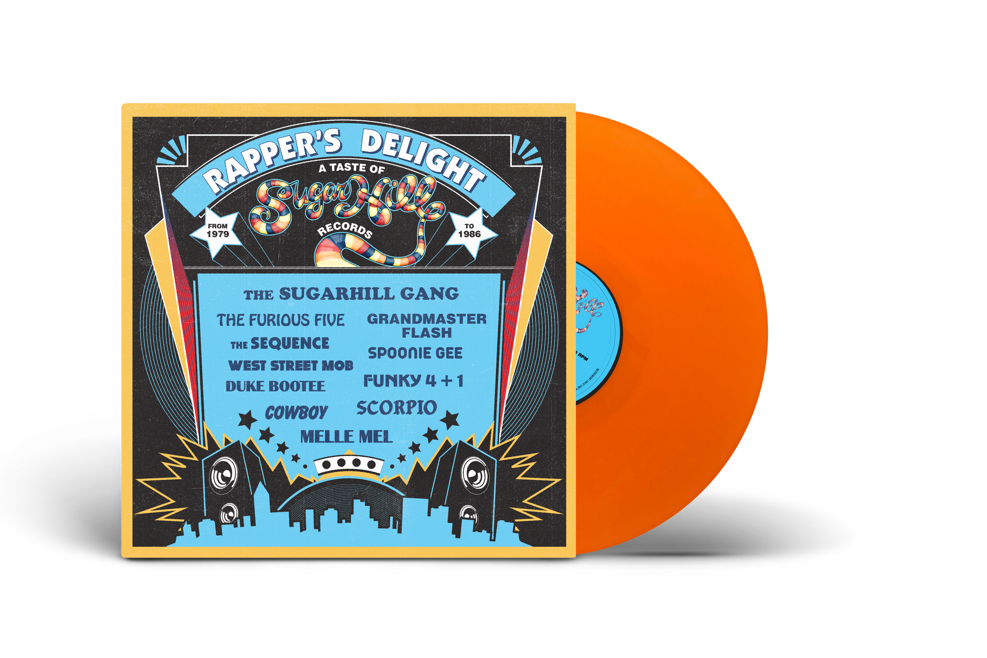 Rapper's Delight: A Taste of Sugar Hill Records (1979-1986) (2LP Orange Crush Vinyl)