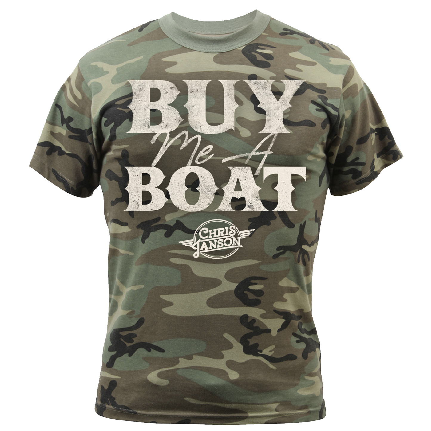 Buy Me A Boat Camo T-Shirt