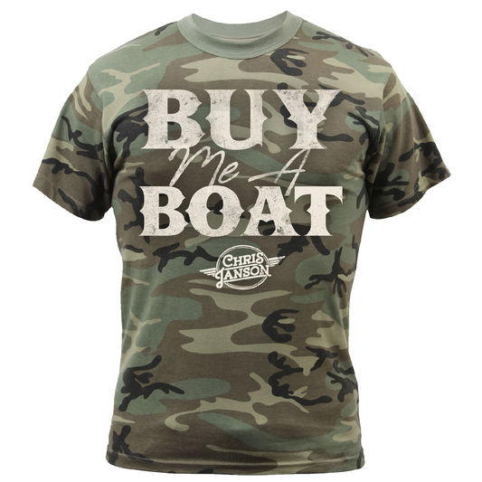 Buy Me A Boat Camo T-Shirt