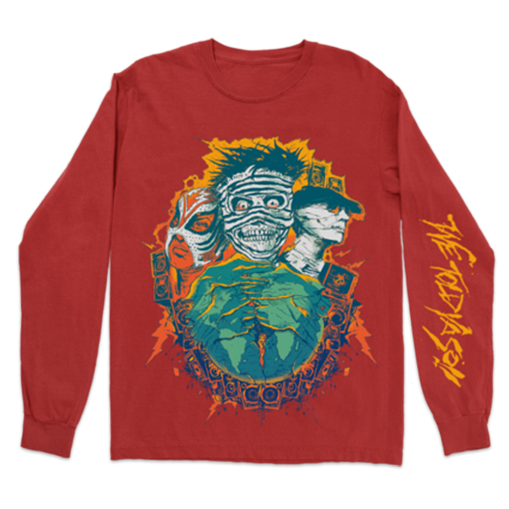 Money Money 2020 Long Sleeve Red T-Shirt