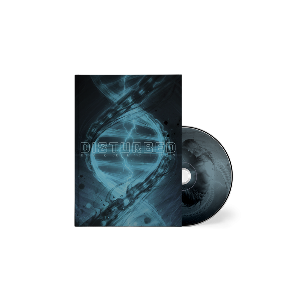 Evolution Hardcover Deluxe CD Book Disturbed – Warner Music Store
