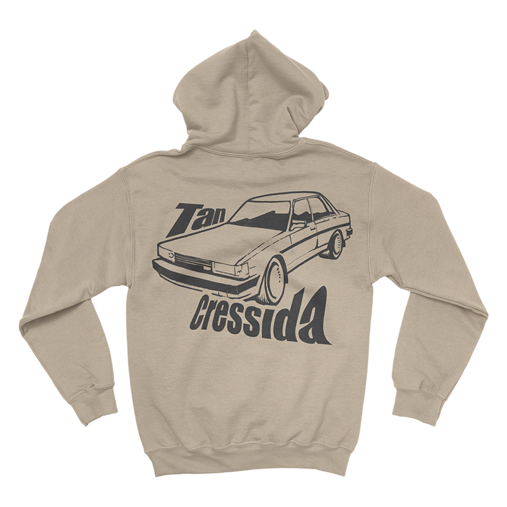 Tan Cressida Label Hoodie